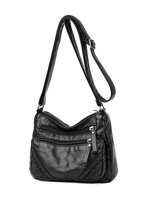 Women Bag Shoulder Bags Vintage Pack Classic Ladies Hand Bags PU Messenger