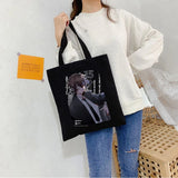 Bungo Stray Dog Anime Canvas Bag Harajuku Shopper Bag