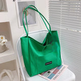Large-capacity Canvas Tote Bag Literary Style Shoulder Handbag