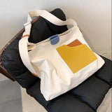 Canvas Sweet Casual Zipper Shoulder Bag