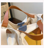 Canvas Sweet Casual Zipper Shoulder Bag
