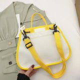 Canvas Shoulder Bag Chain Totes Ladies Crossbody Handbag