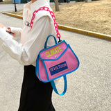Canvas Shoulder Bag Chain Totes Ladies Crossbody Handbag