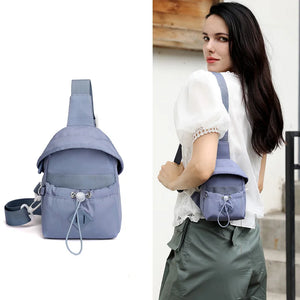 Canvas Chest Bag Female Travel Small Crossbody Chest Bags Sport