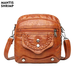 Casual Women's Cross-body Shoulder Bag Soft PU Leather