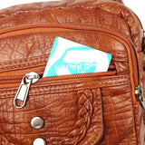 Casual Women's Cross-body Shoulder Bag Soft PU Leather