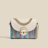 Women Bag Casual Travel Handbag Silk Scarf Chain Shoulder Messenger Bag
