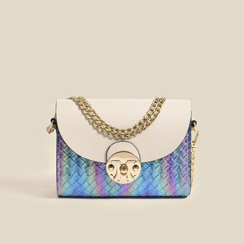 Women Bag Casual Travel Handbag Silk Scarf Chain Shoulder Messenger Bag