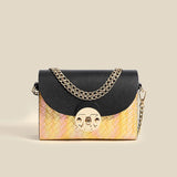 Women Bag Casual Travel Handbag Silk Scarf Chain Shoulder Messenger Bag