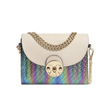 Women Bag Casual Travel Handbag Silk Scarf Chain Shoulder Messenger Bag