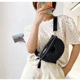 Women Waist Bag Leather Crossbody Chest Fanny Packs Travel
