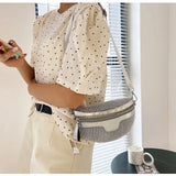 Women Waist Bag Leather Crossbody Chest Fanny Packs Travel