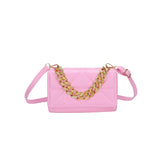 Women Small Square Crossbody Bag Chain Handbag Purse