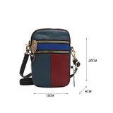 Leather Messenger Crossbody Bag for Women