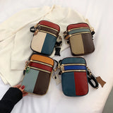 Leather Messenger Crossbody Bag for Women