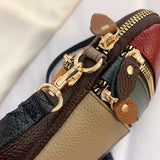 Leather Messenger Crossbody Bag for Women
