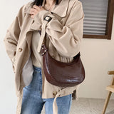 Crocodile Messenger Shoulder Female Handbag Crossbody Girl Bag