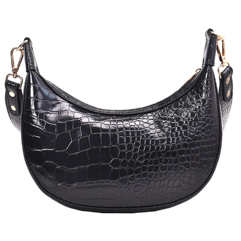 Crocodile Messenger Shoulder Female Handbag Crossbody Girl Bag