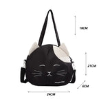 Cartoon Messenger Bag Japanese Style Large Capacity Shoulder Bag
