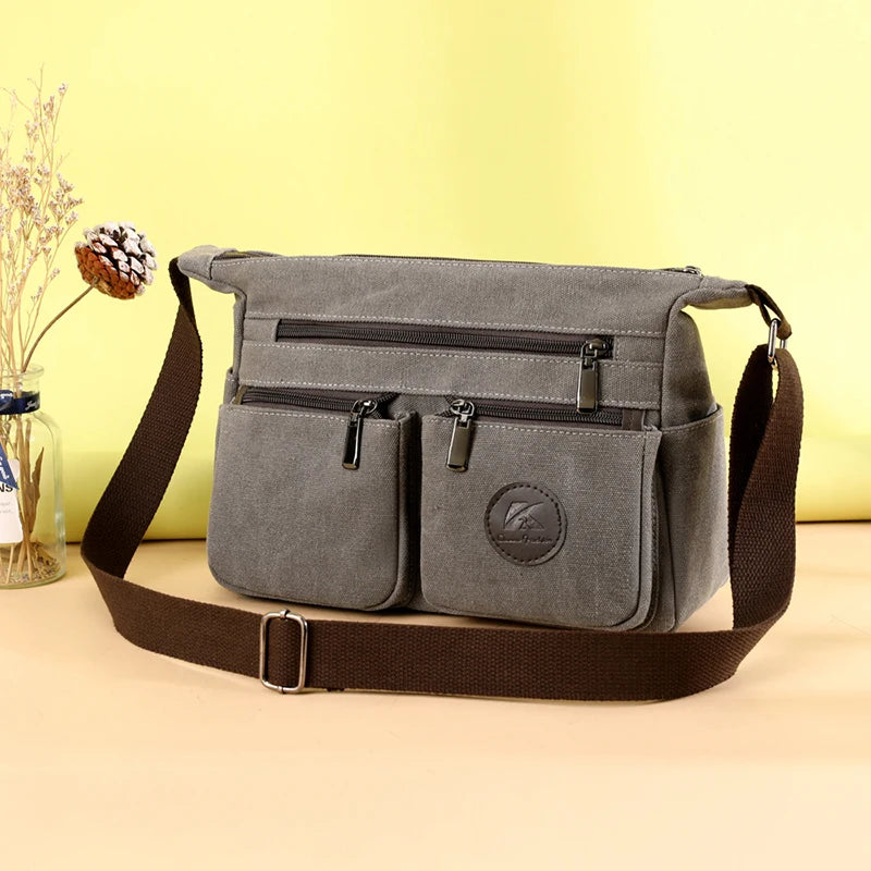 Vintage Leather Shoulder Bag for Women Crossbody Tote Purse