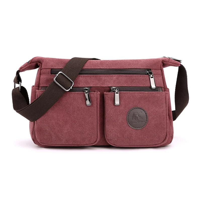 Vintage Leather Shoulder Bag for Women Crossbody Tote Purse