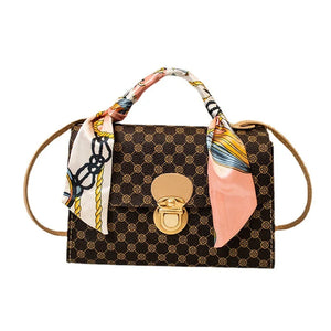 Small Diamond Square Crossbody Messenger Bag for Women