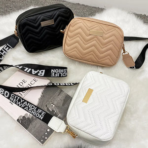 Embroidered Small Square Shoulder Messenger Crossbody Bag