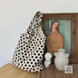 Canvas Shoulder Bag Casual Harajuku Tote Bag Women Shopping Bag