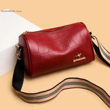 Women Bag Female Messenger Bag High Purse Leather Handbags Women Shoulder Bags C