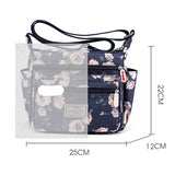 Women Bag Floral Pattern Nylon Messenger High Durable Shoulder Bag