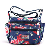 Women Bag Floral Pattern Nylon Messenger High Durable Shoulder Bag