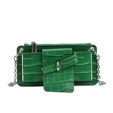 Mini Shoulder Purse with Long Chain Strap Crossbody Sling Bags For Women