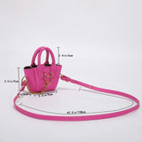 Mini Crossbody Messenger Leather Bag Women Dumpling Purse