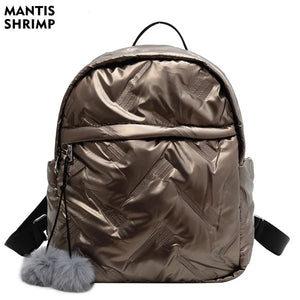 Women's Winter Backpack Large Capacity Travel Bag