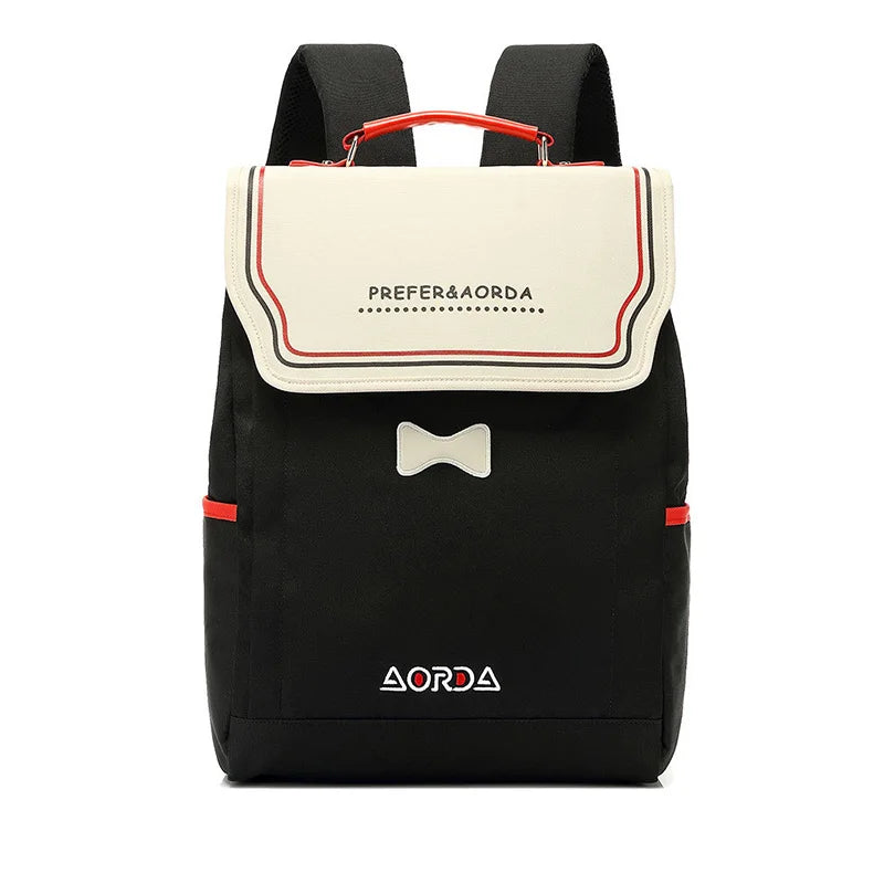 Nylon Laptop Backpack for Women - School Bag for Teenage Girls