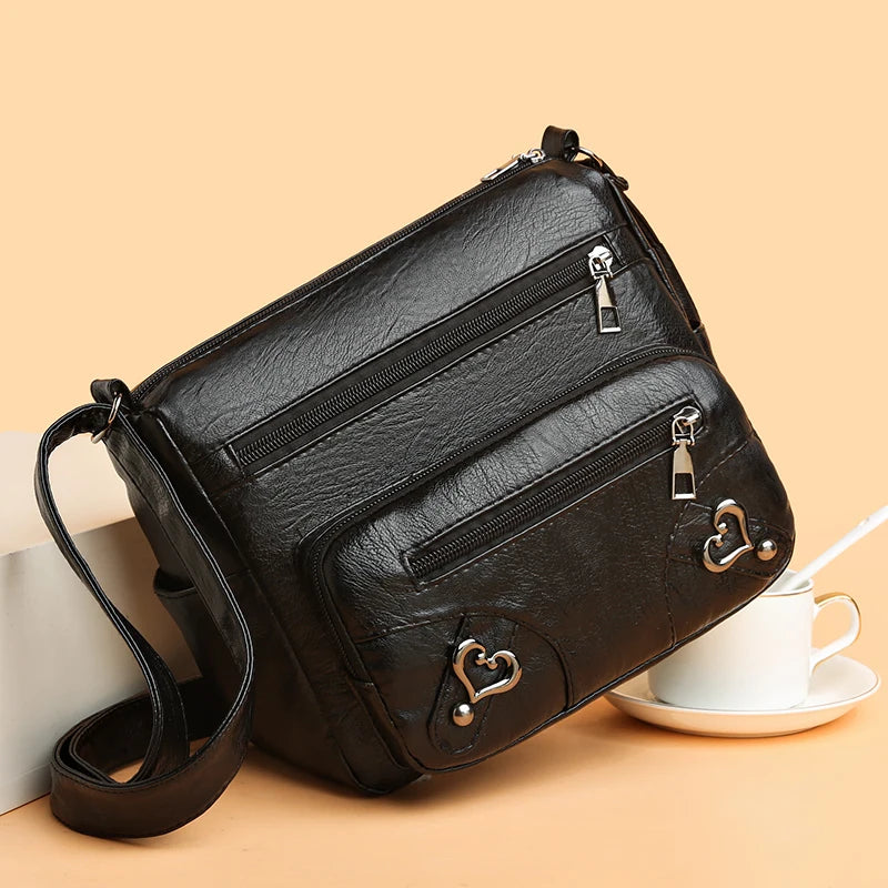 Vintage Shoulder Bag for Middle-aged Mother