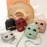 Cat Shape Crossbody Bag Small Messenger Shoulder Purse Mini Backpack