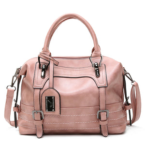 Soft Leather Crossbody Bag Vintage Handbag Purse Women's Handbag