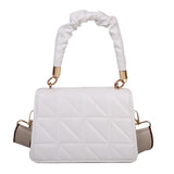 Women Bag Handbag Embossed Rhombus Small Square Shoulder Messenger Crossb