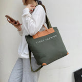 Japanese Canvas Tote Bag Casual Shoulder Messenger Satchel