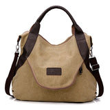 Canvas Crossbody Bag for Woman Large Shoulder Tote Female Messenger Bags