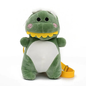 Plush Dinosaur Girl Crossbody Bag Mini Shoulder Purse Money Phone Bolsa