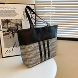 Large Soft PU Shoulder Bag for Women, Eco-Friendly Shopper Bag B471