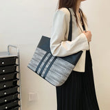 Large Soft PU Shoulder Bag for Women, Eco-Friendly Shopper Bag B471