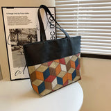 Large Soft PU Shoulder Bag for Women, Eco-Friendly Shopper Bag B471