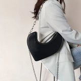 Women Heart Shoulder Pouch Handbags Small Clutch Chain Crossbody Satchel Bags