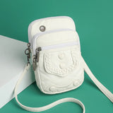 Vintage Crossbody Bag High Casual Shoulder Bags Multi-layer Soft