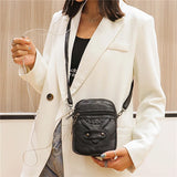 Women Bag High Casual Shoulder Bags Vintage Crossbody Bag Multi-layer Soft