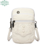 Vintage Crossbody Bag High Casual Shoulder Bags Multi-layer Soft