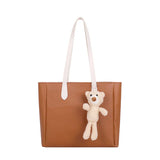 Retro Tote Shoulder Bag Large-capacity Handbag Casual Style